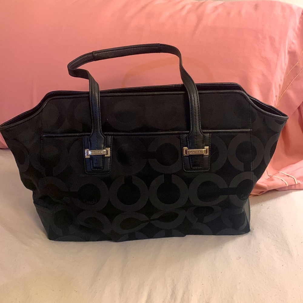 Coach shoulder bag black